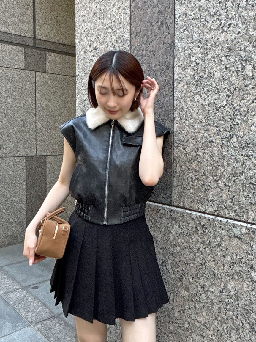 SNIDEL「バリエジレブルゾン」|ダウンベスト・ベスト|