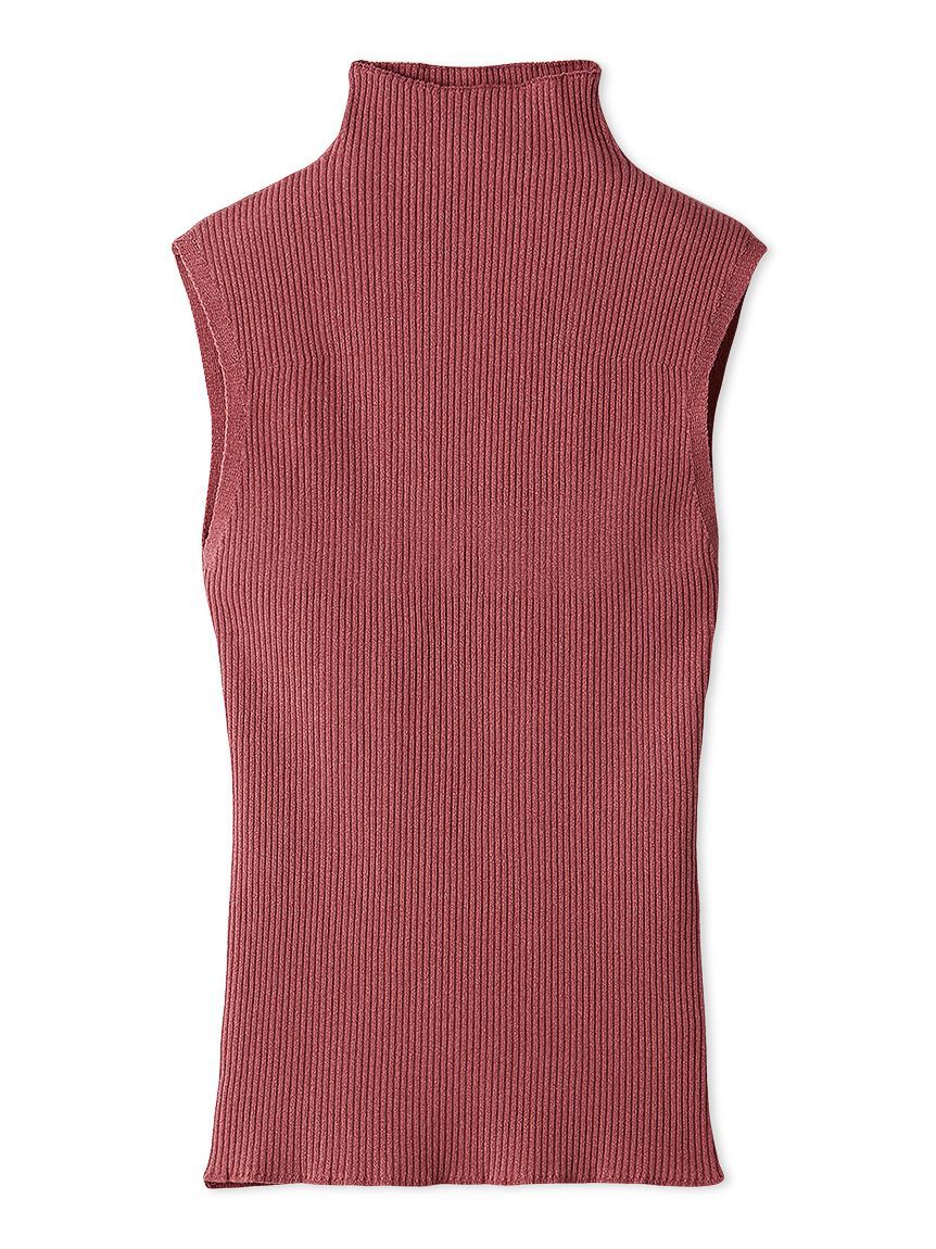 SNIDEL「Sustainableノースリラメニットプルオーバー」|ニット・セーター|PNK