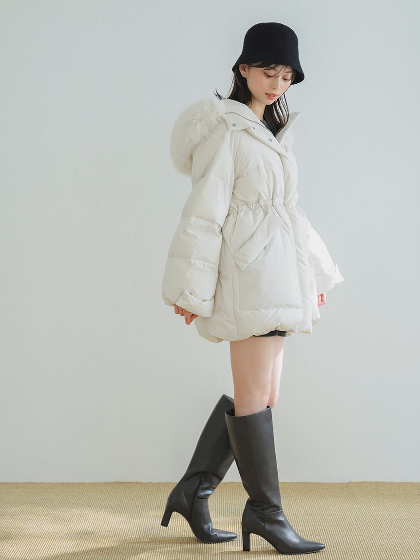 SNIDEL「【WEB限定カラーあり】西川フードファーミドルダウン」|ダウン|