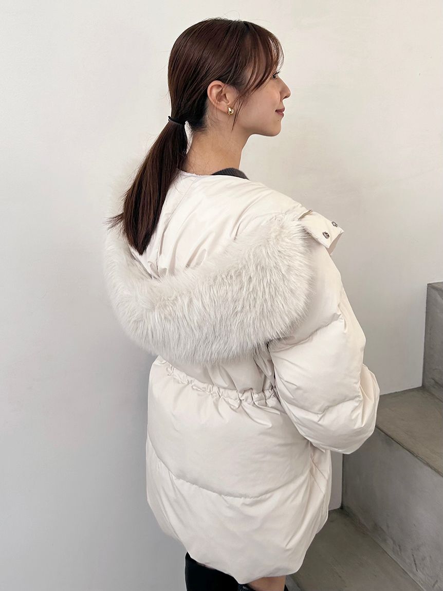 SNIDEL「【WEB限定カラーあり】西川フードファーミドルダウン」|ダウン|