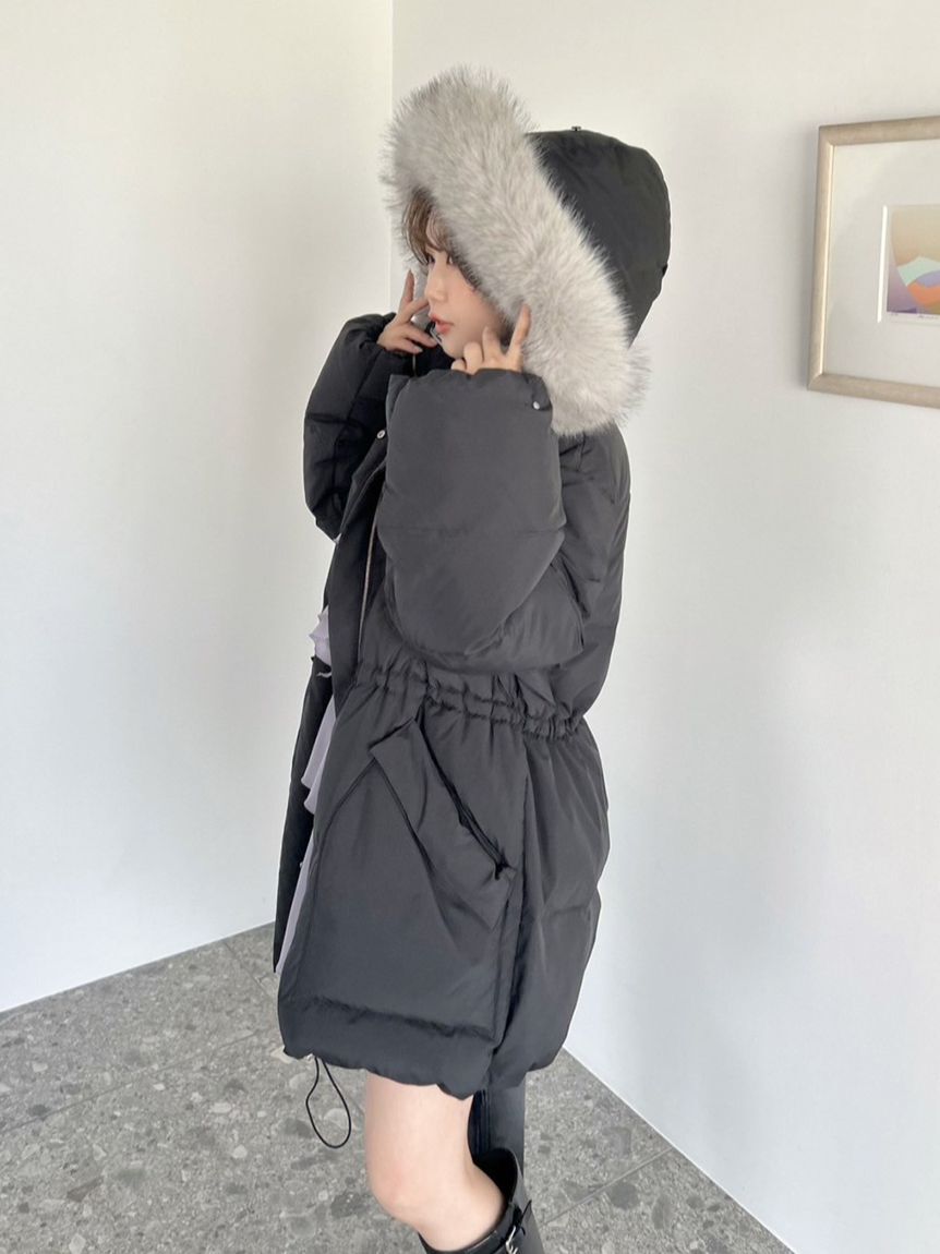 SNIDEL「【WEB限定カラーあり】西川フードファーミドルダウン」|ダウン|