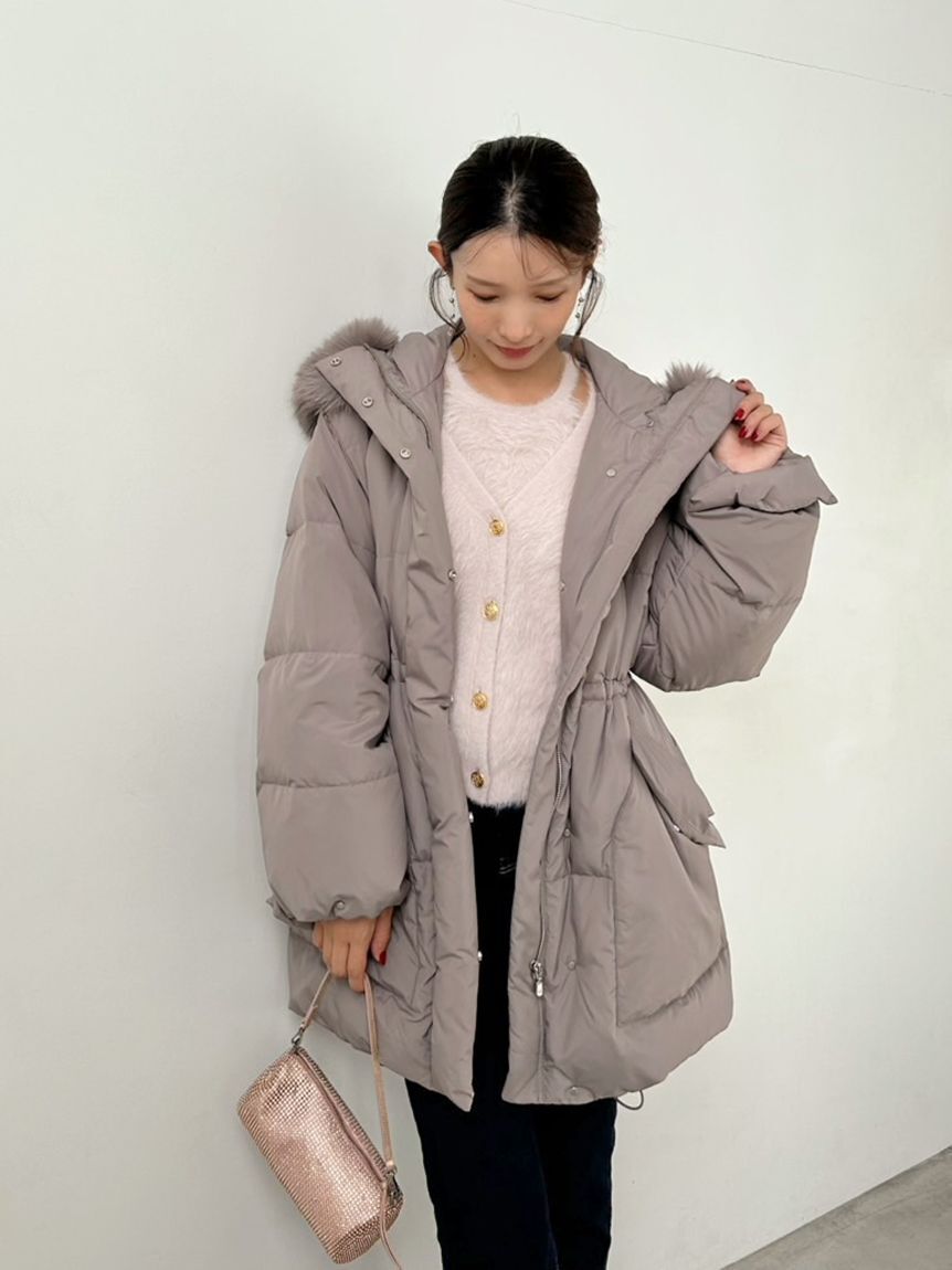 SNIDEL「【WEB限定カラーあり】西川フードファーミドルダウン」|ダウン|