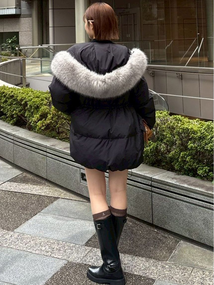 SNIDEL「【WEB限定カラーあり】西川フードファーミドルダウン」|ダウン|