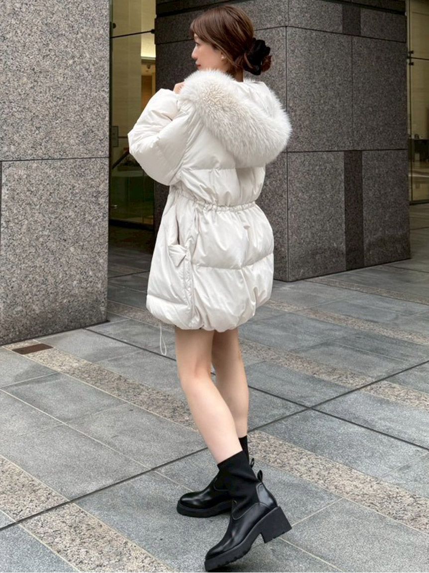 SNIDEL「【WEB限定カラーあり】西川フードファーミドルダウン」|ダウン|