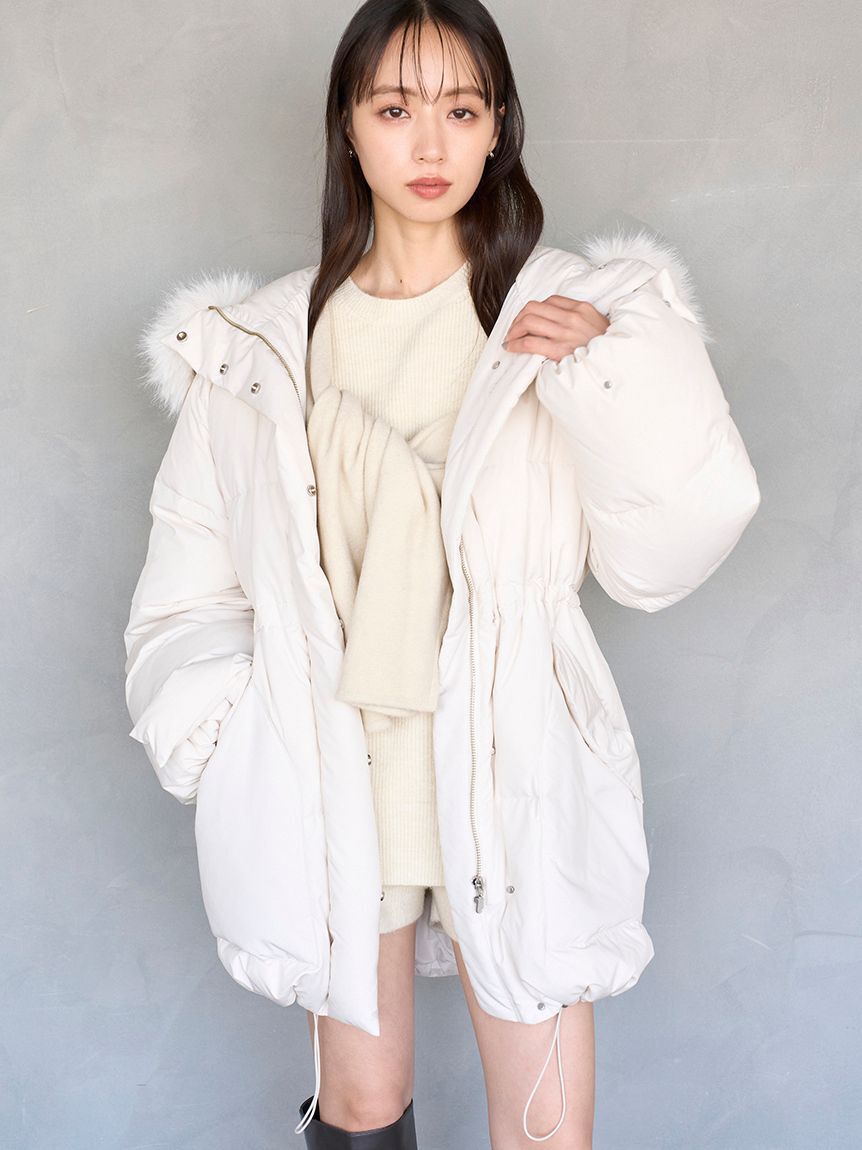 SNIDEL「【WEB限定カラーあり】西川フードファーミドルダウン」|ダウン|