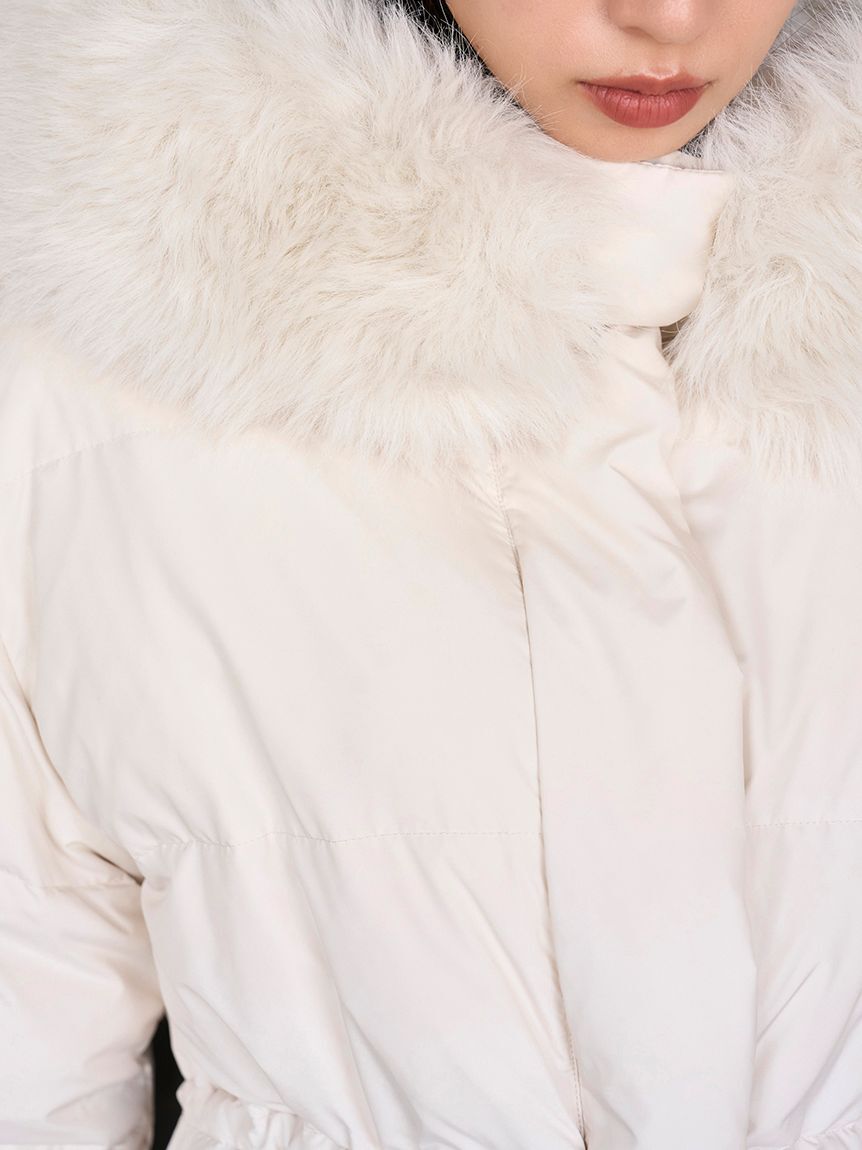 SNIDEL「【WEB限定カラーあり】西川フードファーミドルダウン」|ダウン|