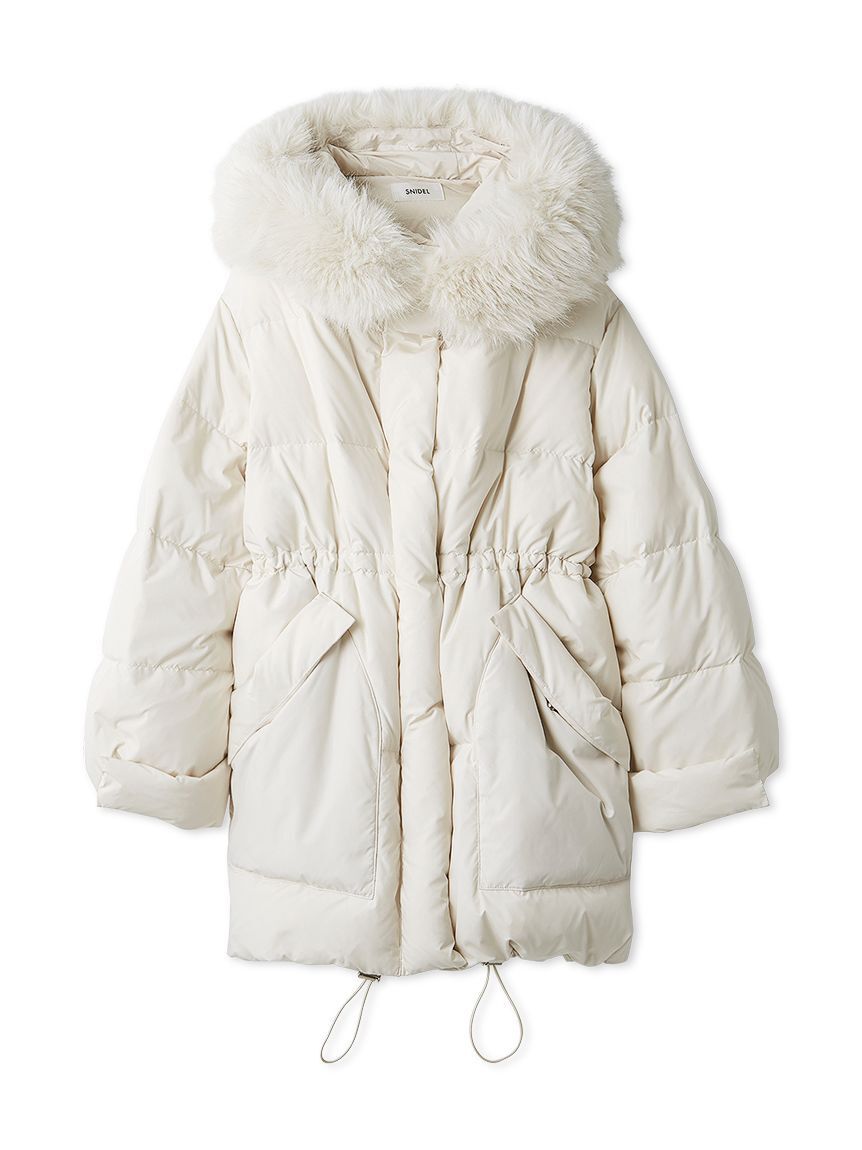 SNIDEL「【WEB限定カラーあり】西川フードファーミドルダウン」|ダウン|