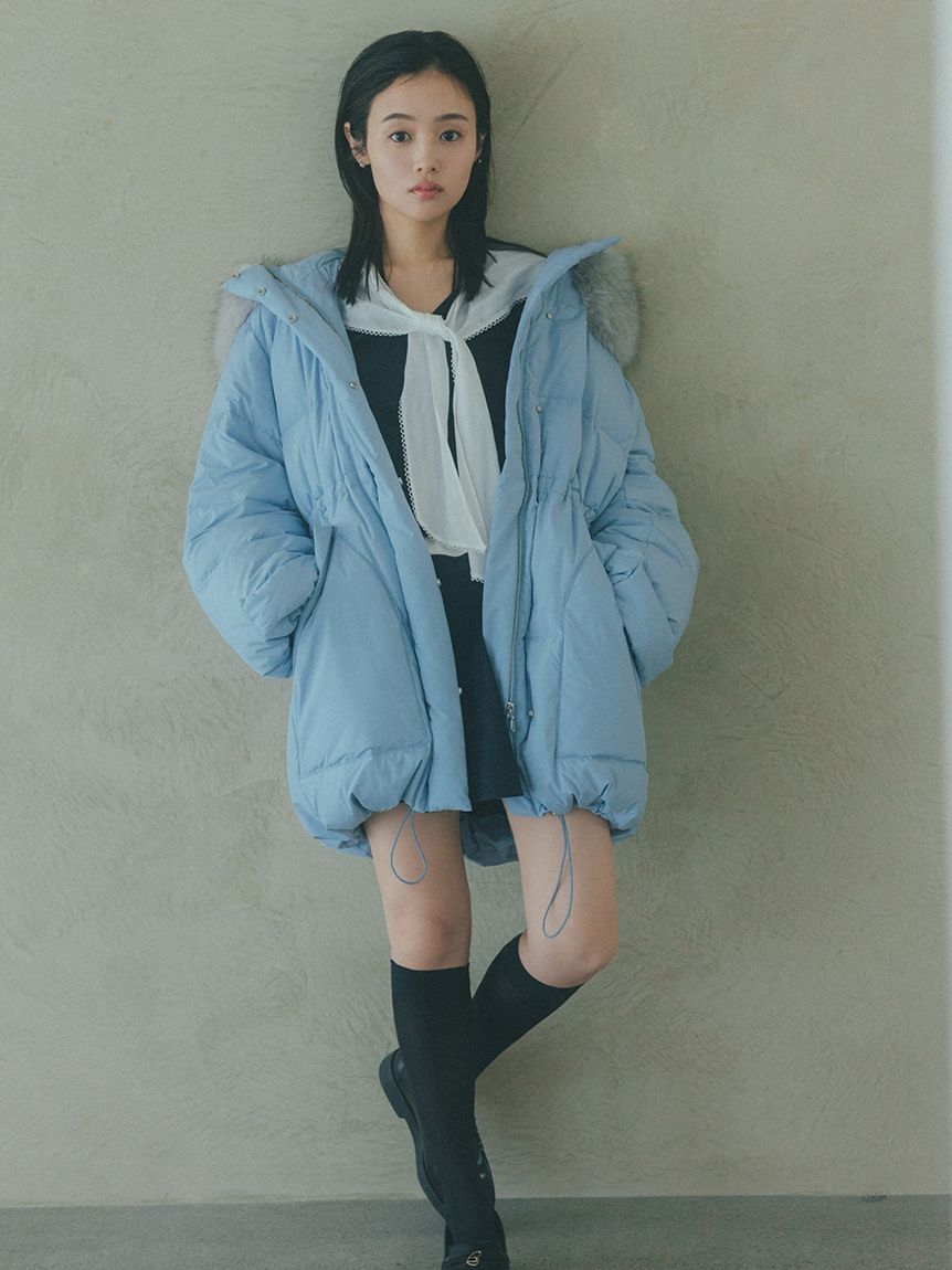 SNIDEL「【WEB限定カラーあり】西川フードファーミドルダウン」|ダウン|