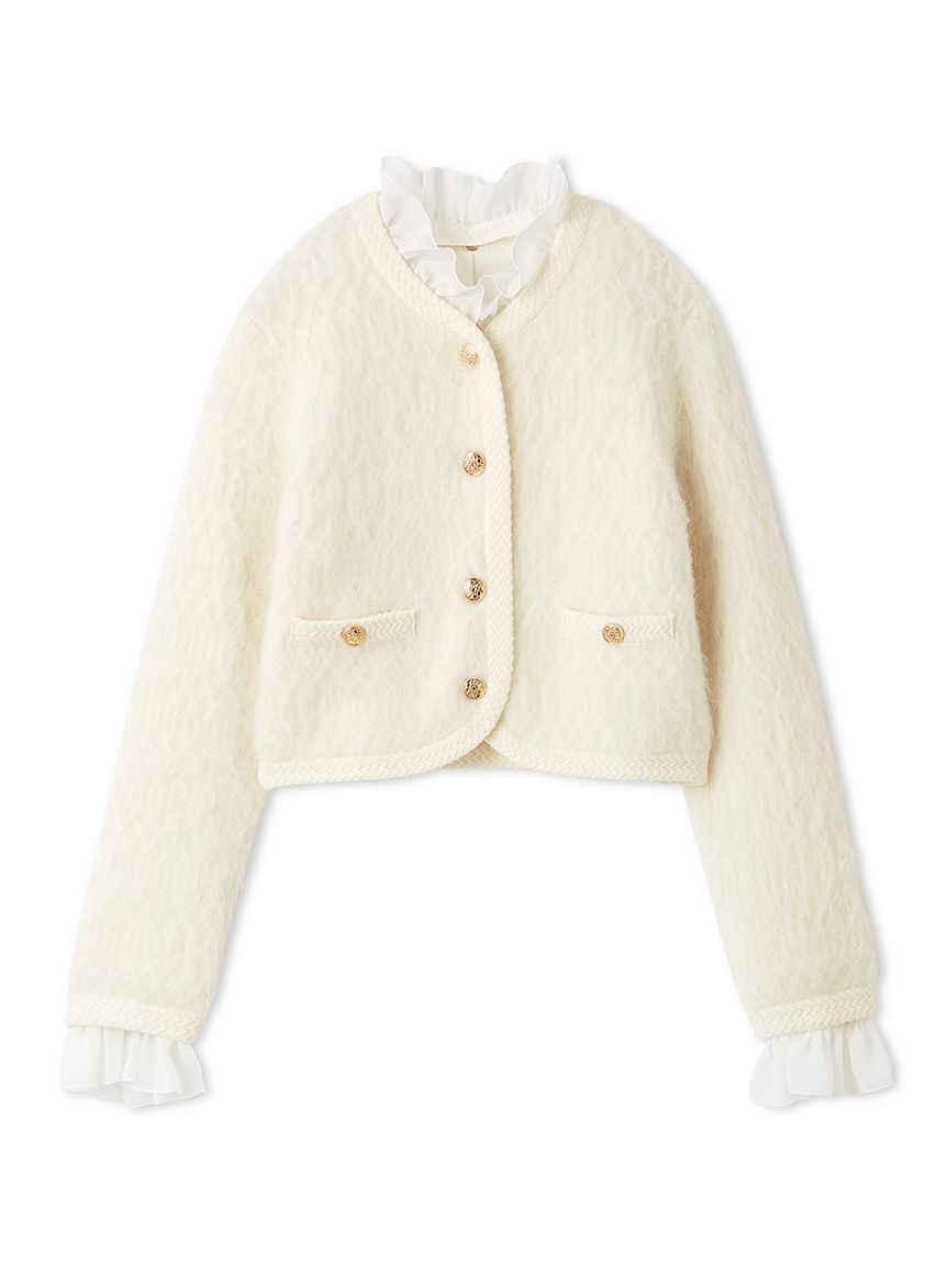ファーライクフリルニットジャケット（SNIDEL）｜ルミネのファッション