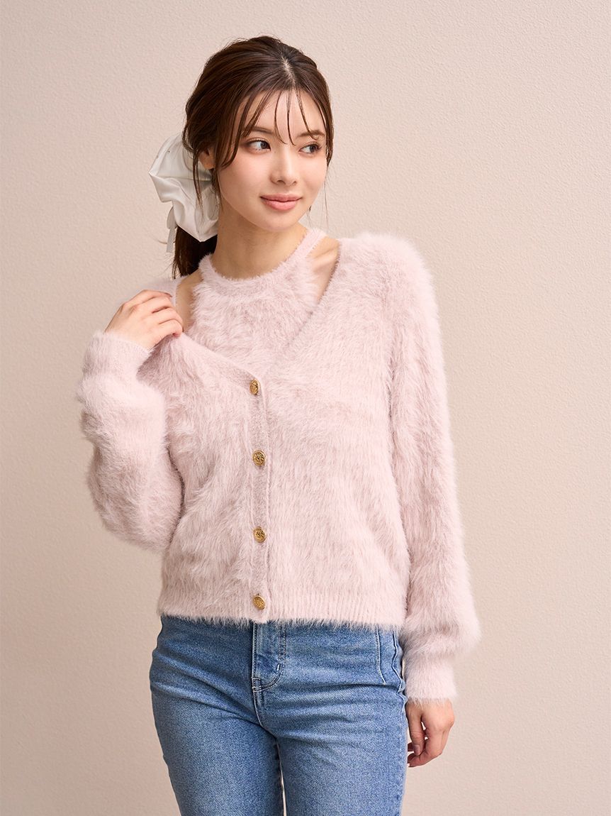 SNIDEL「シャギーアンサンブル」|ニット・セーター|