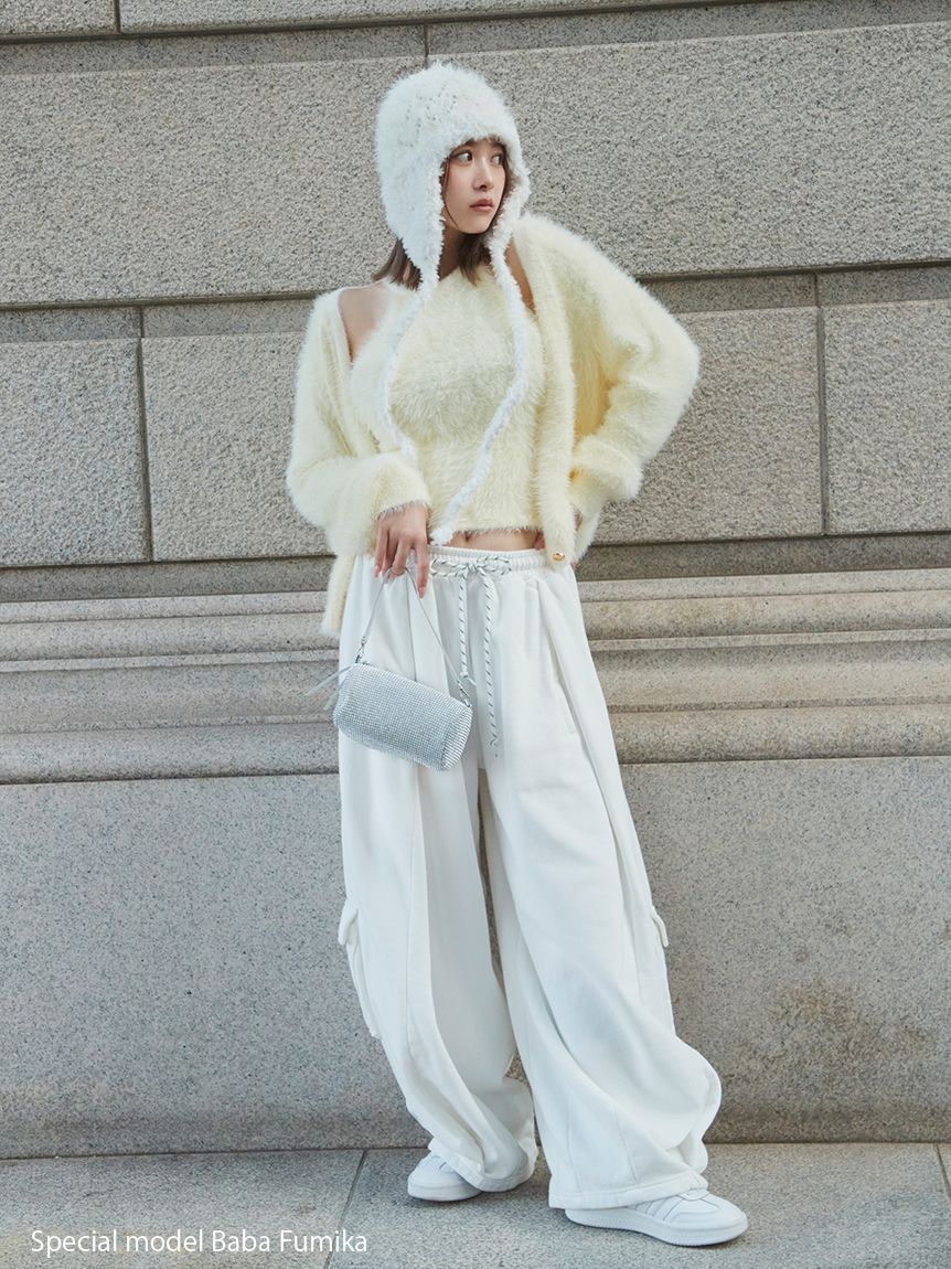 SNIDEL「シャギーアンサンブル」|ニット・セーター|