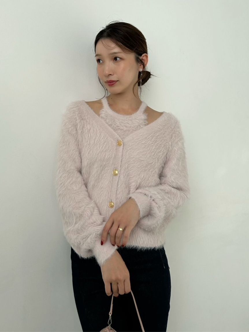 SNIDEL「シャギーアンサンブル」|ニット・セーター|