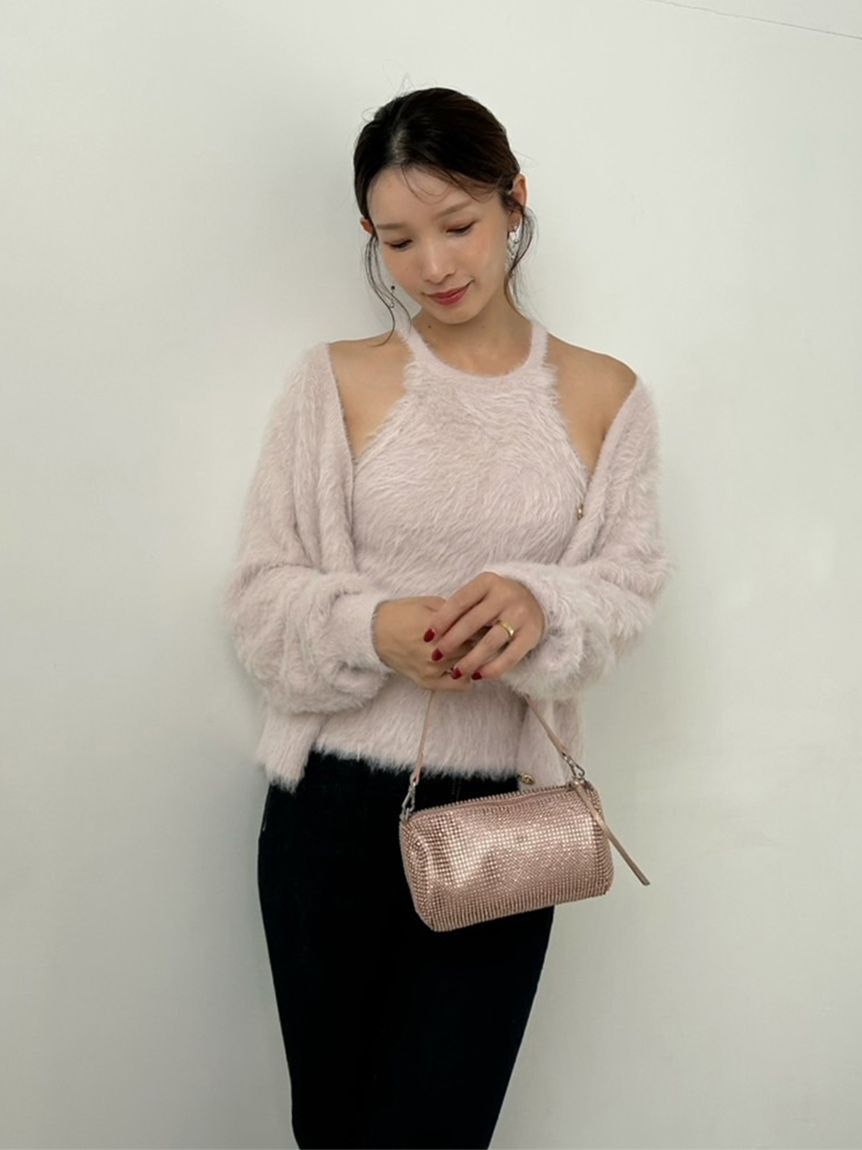 SNIDEL「シャギーアンサンブル」|ニット・セーター|