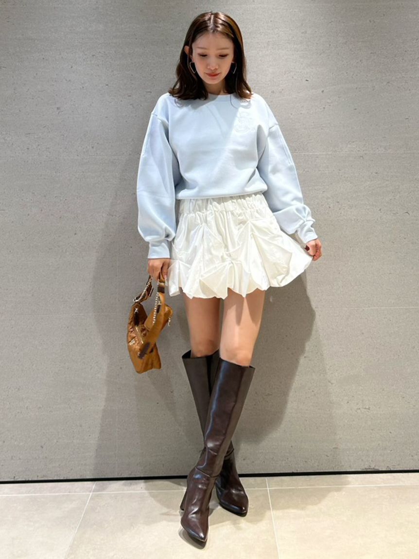 SNIDEL「ボンディングロゴスウェットプルオーバー」|スウェット・ジャージ|