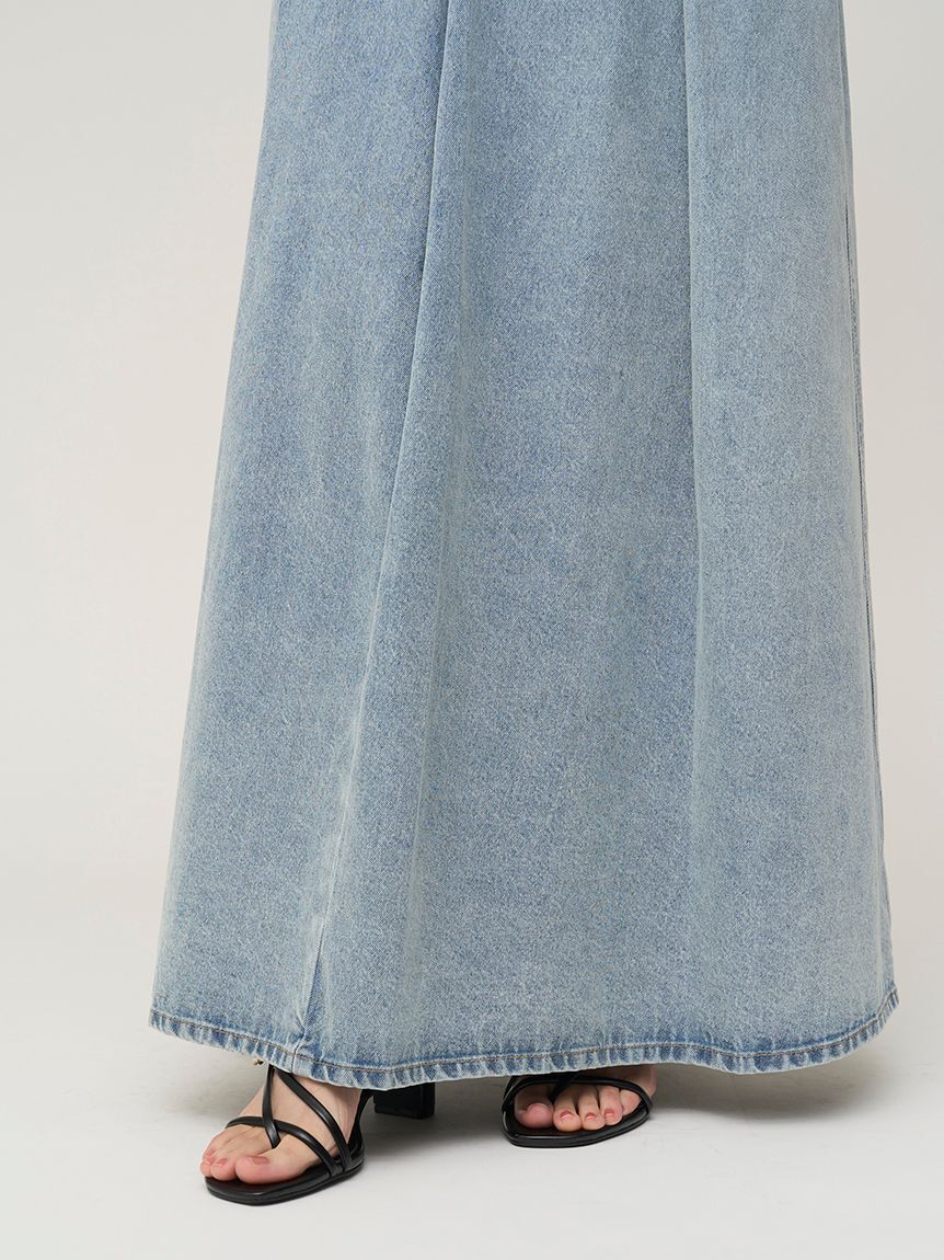SNIDEL「ロングデニムスカート」|スカート|