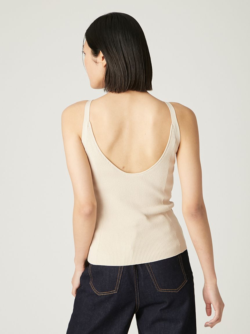 FRAY I.D「カップインアメスリリブニットタンク」|ニット・セーター|