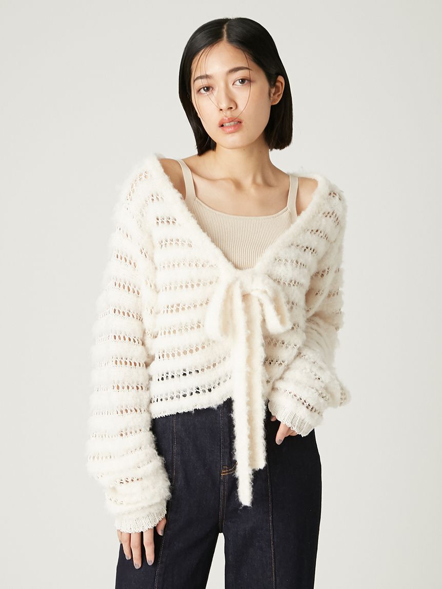 FRAY I.D「カップインアメスリリブニットタンク」|ニット・セーター|