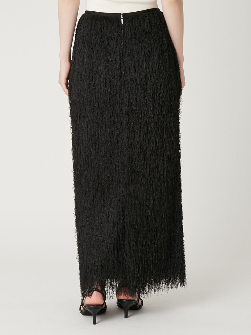 FRAY I.D「シャギージャガードストレートスカート」|スカート|