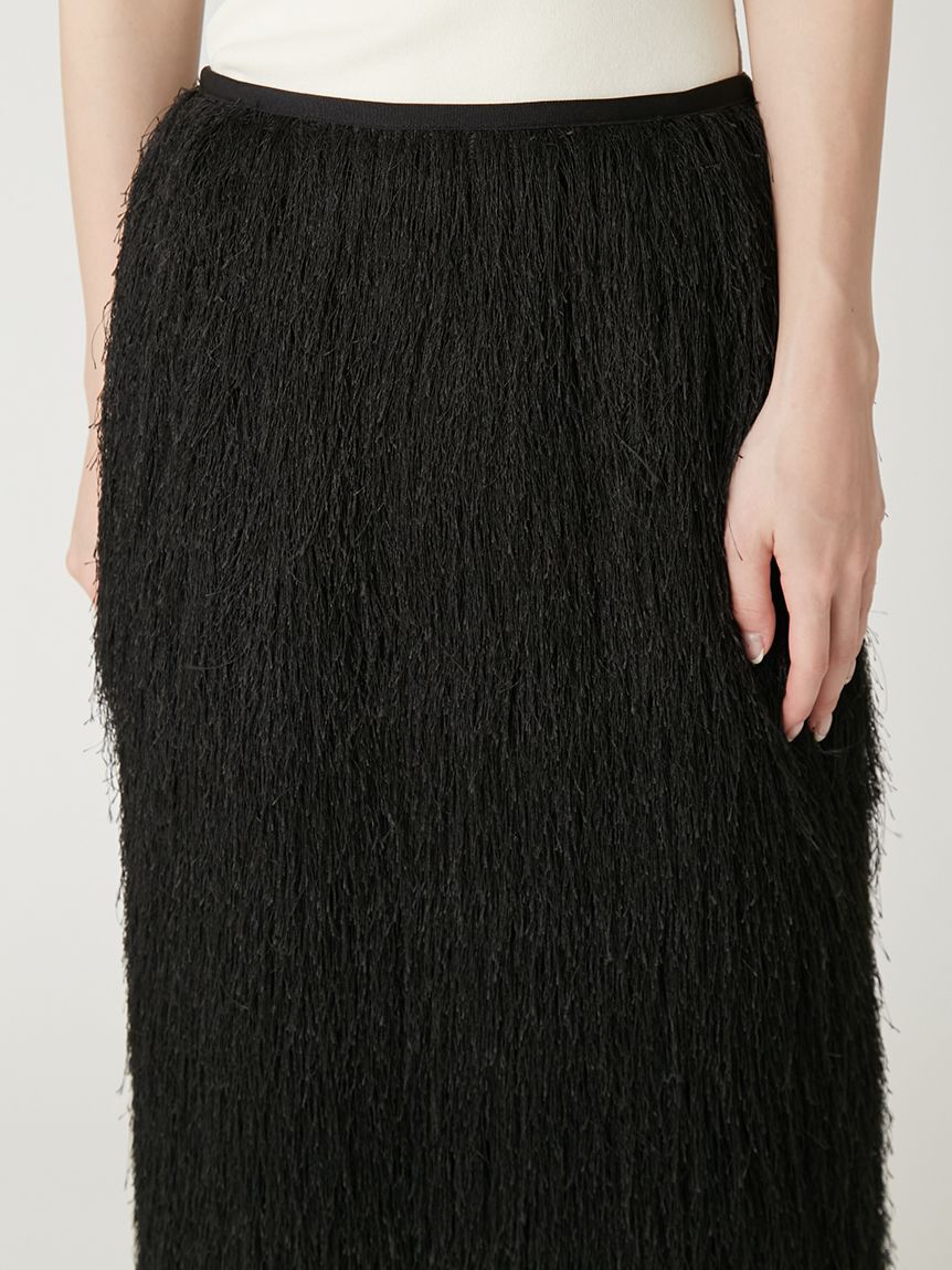 FRAY I.D「シャギージャガードストレートスカート」|スカート|