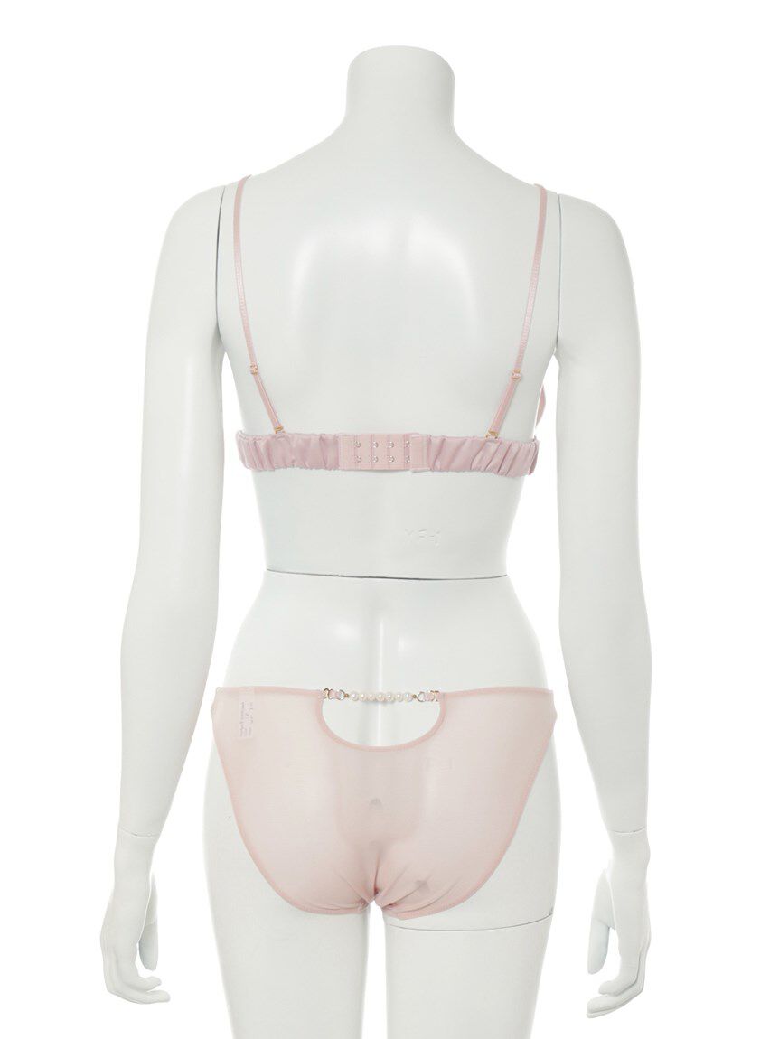 LILY BROWN Lingerie「【LILY BROWN Lingerie】パールストラップ ノンワイヤーブラ・ショーツセット」|インナー|