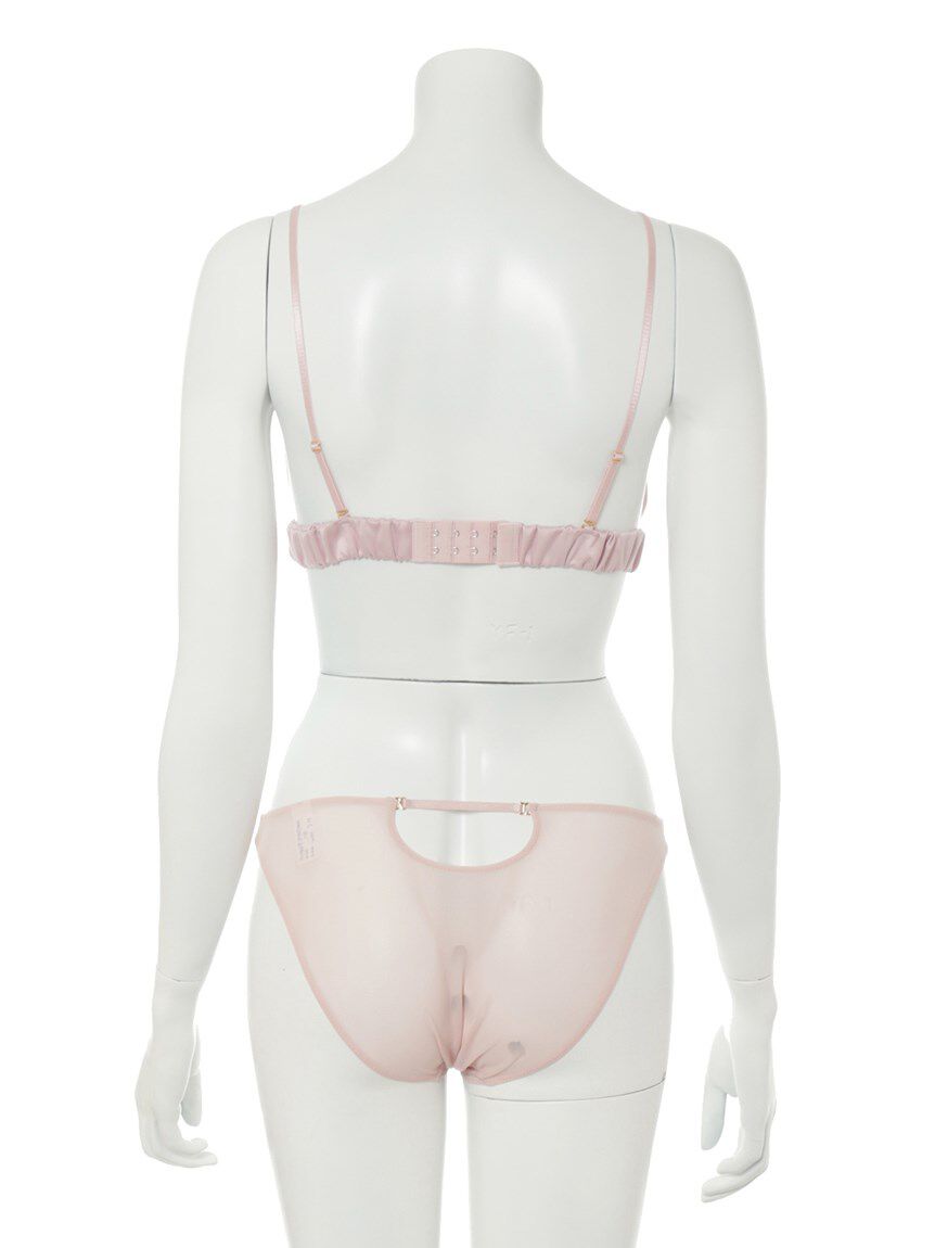 LILY BROWN Lingerie「【LILY BROWN Lingerie】パールストラップ ノンワイヤーブラ・ショーツセット」|インナー|