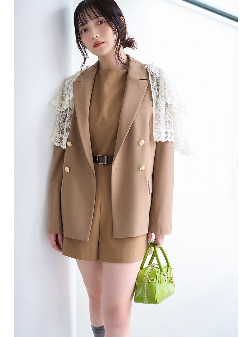 LILY BROWN「ヴィンテージライクレースボレロ」|カーディガン|