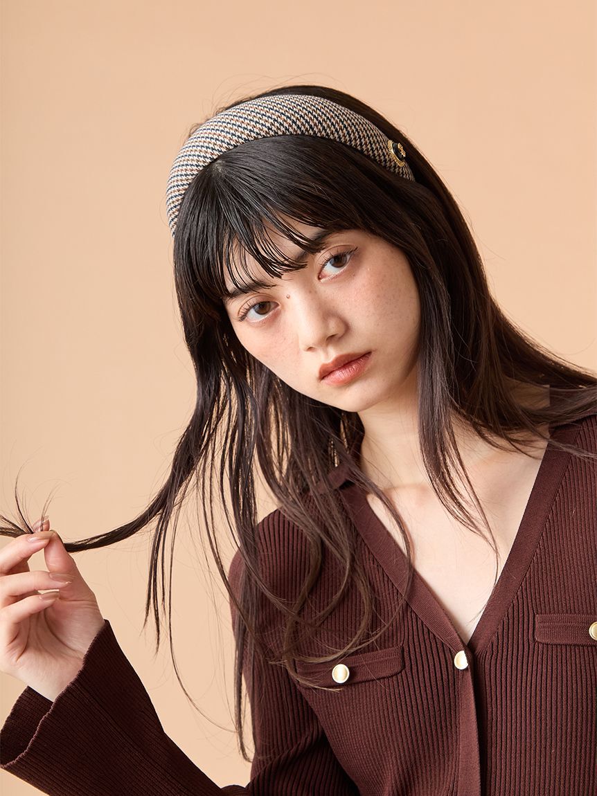 LILY BROWN「ヴィンテージモチーフカチューシャ」|ヘアバンド|