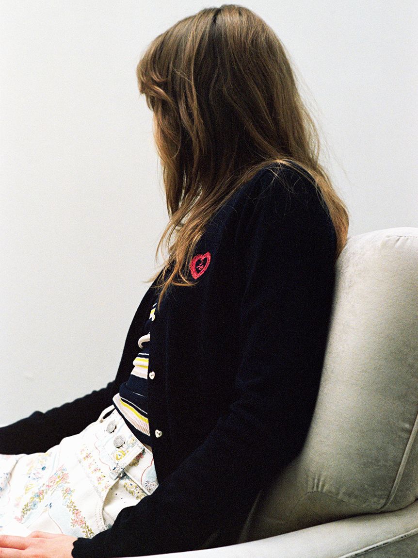 LILY BROWN「love letterコンパクトニットカーデ」|カーディガン|