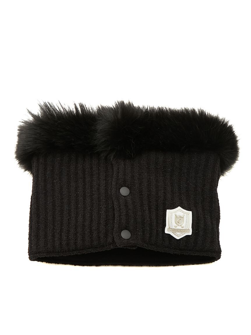 CELFORD「【CELFORD GOLF】　ニット&times;ファーネックウォーマー」|その他|BLK