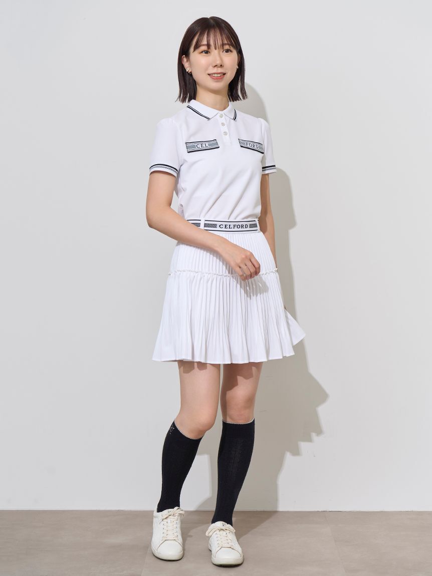 CELFORD「【CELFORD GOLF】ジャガードプリーツスカート」|スカート|