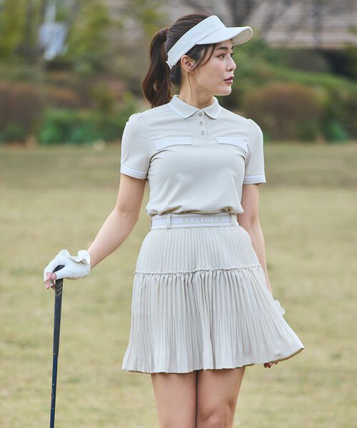 CELFORD「【CELFORD GOLF】ジャガードプリーツスカート」|スカート|