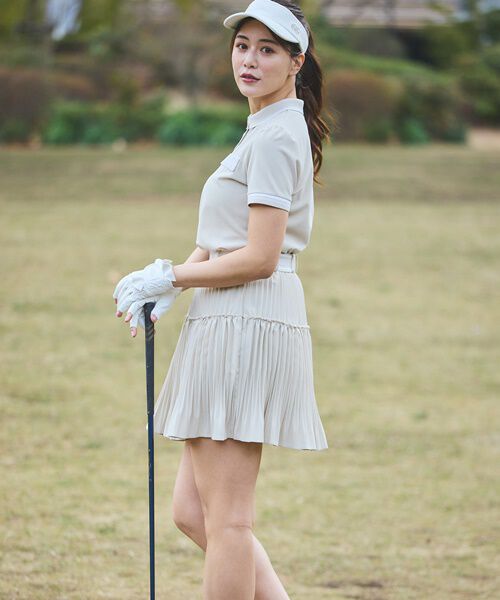 CELFORD「【CELFORD GOLF】ジャガードプリーツスカート」|スカート|