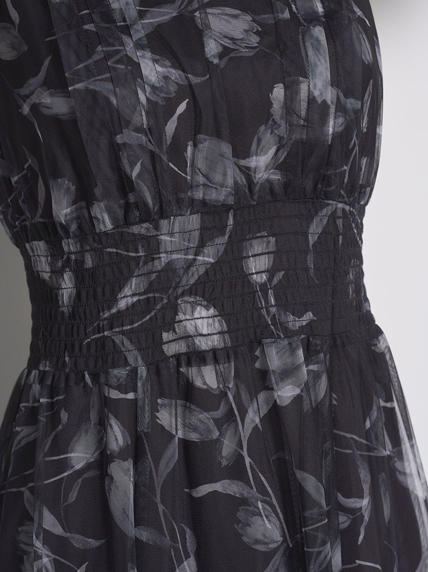 CELFORD「レイヤードフラワープリントワンピース」|ワンピース|