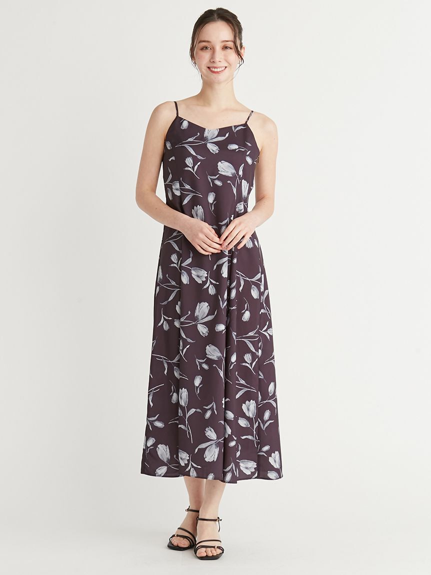 CELFORD「レイヤードフラワープリントワンピース」|ワンピース|