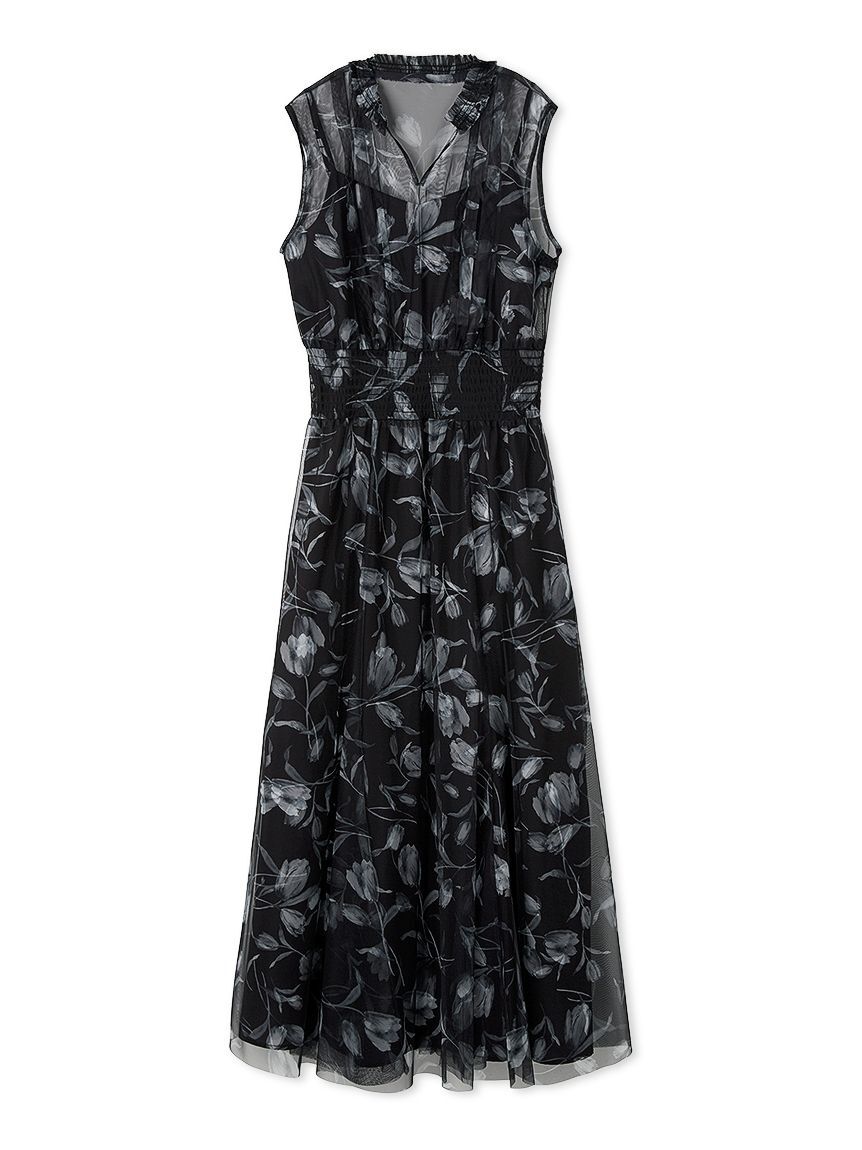 CELFORD「レイヤードフラワープリントワンピース」|ワンピース|