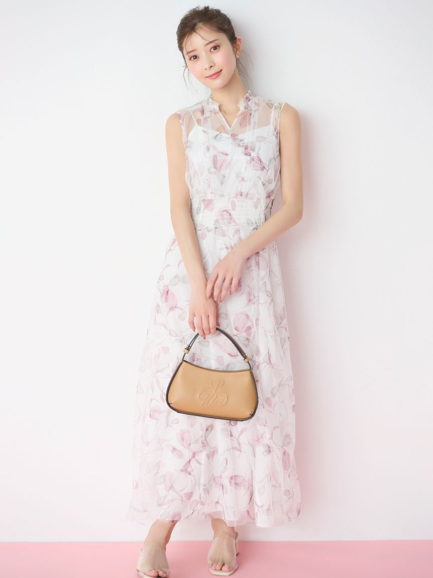 CELFORD「レイヤードフラワープリントワンピース」|ワンピース|