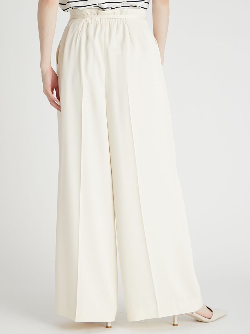 CELFORD「フローイングワイドパンツ」|チノ|