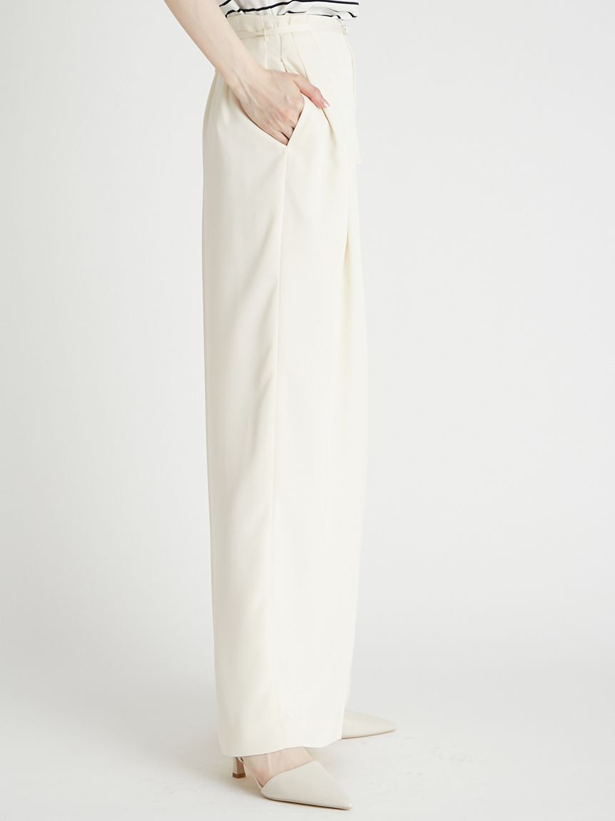 CELFORD「フローイングワイドパンツ」|チノ|