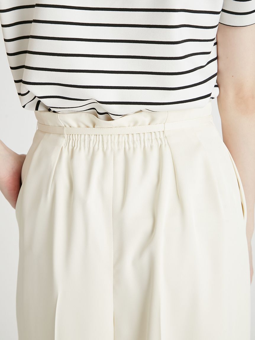 CELFORD「フローイングワイドパンツ」|チノ|