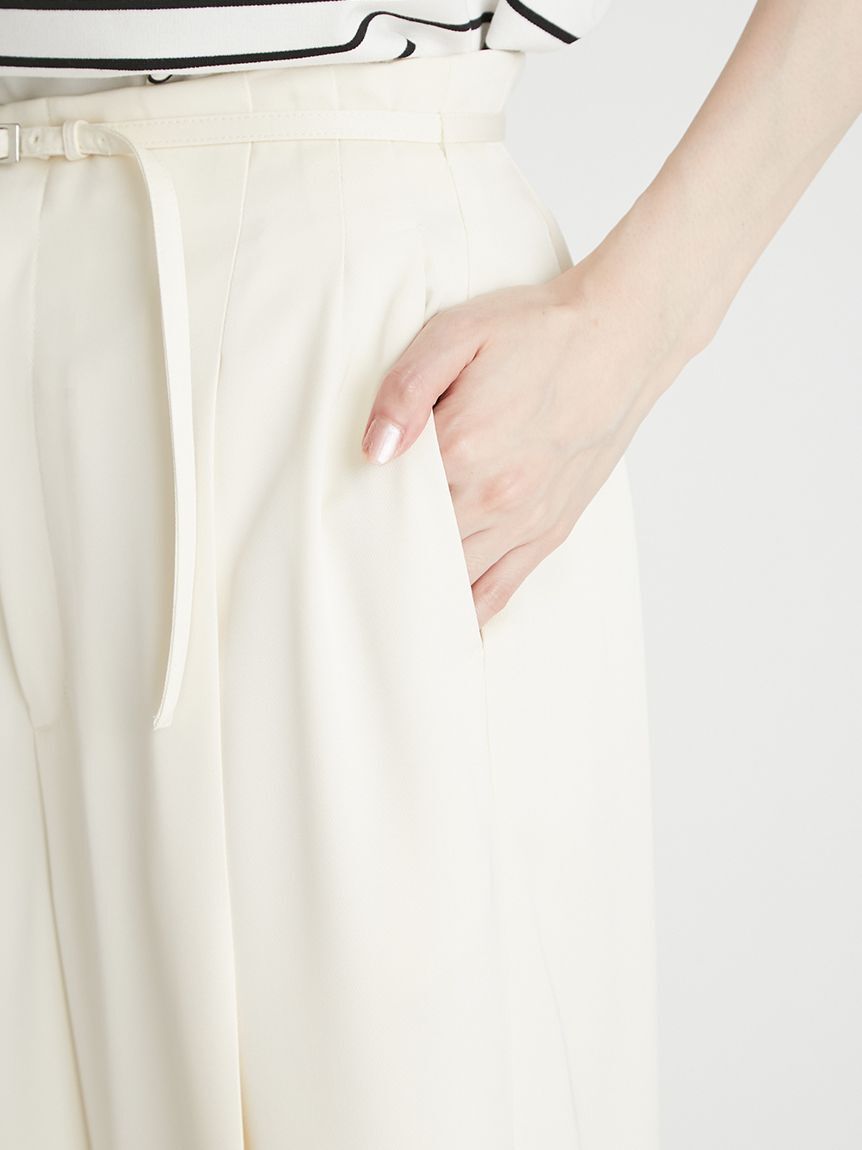 CELFORD「フローイングワイドパンツ」|チノ|