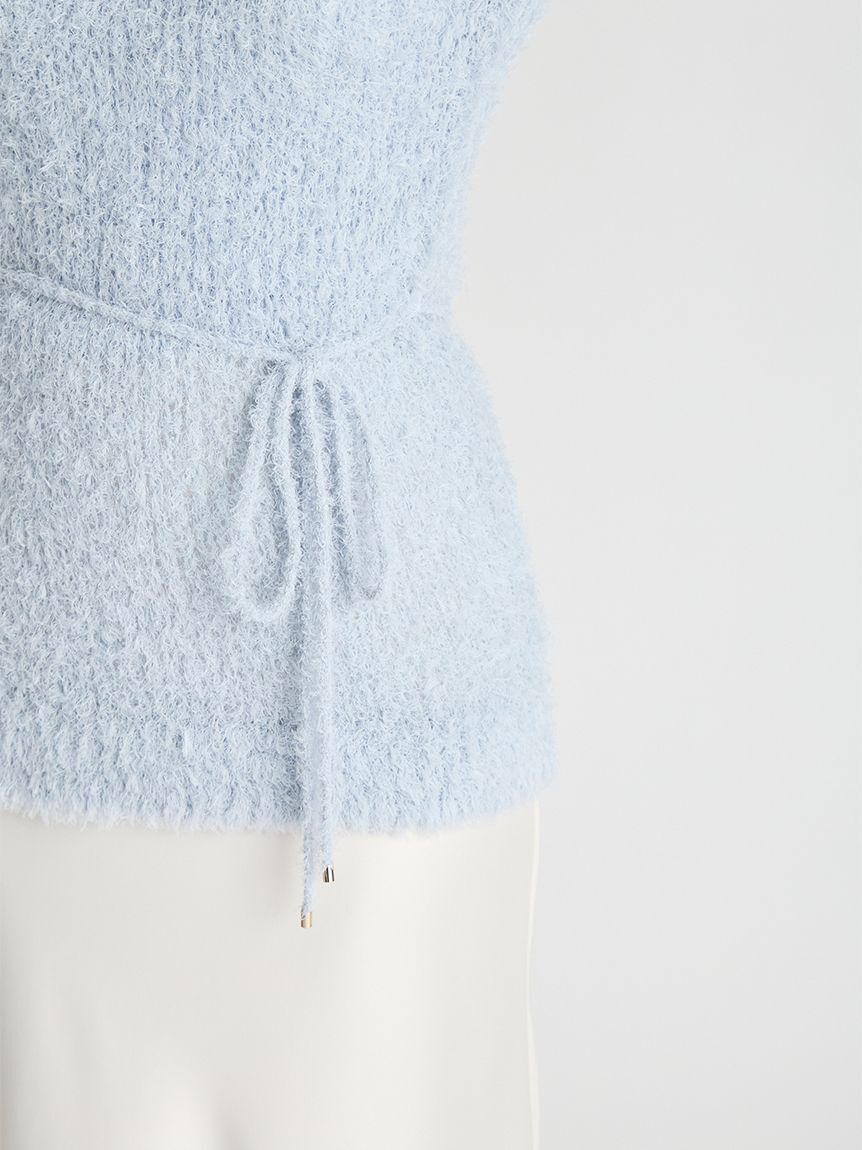 CELFORD「リボン付きフラッフィーニットプルオーバー」|ニット・セーター|