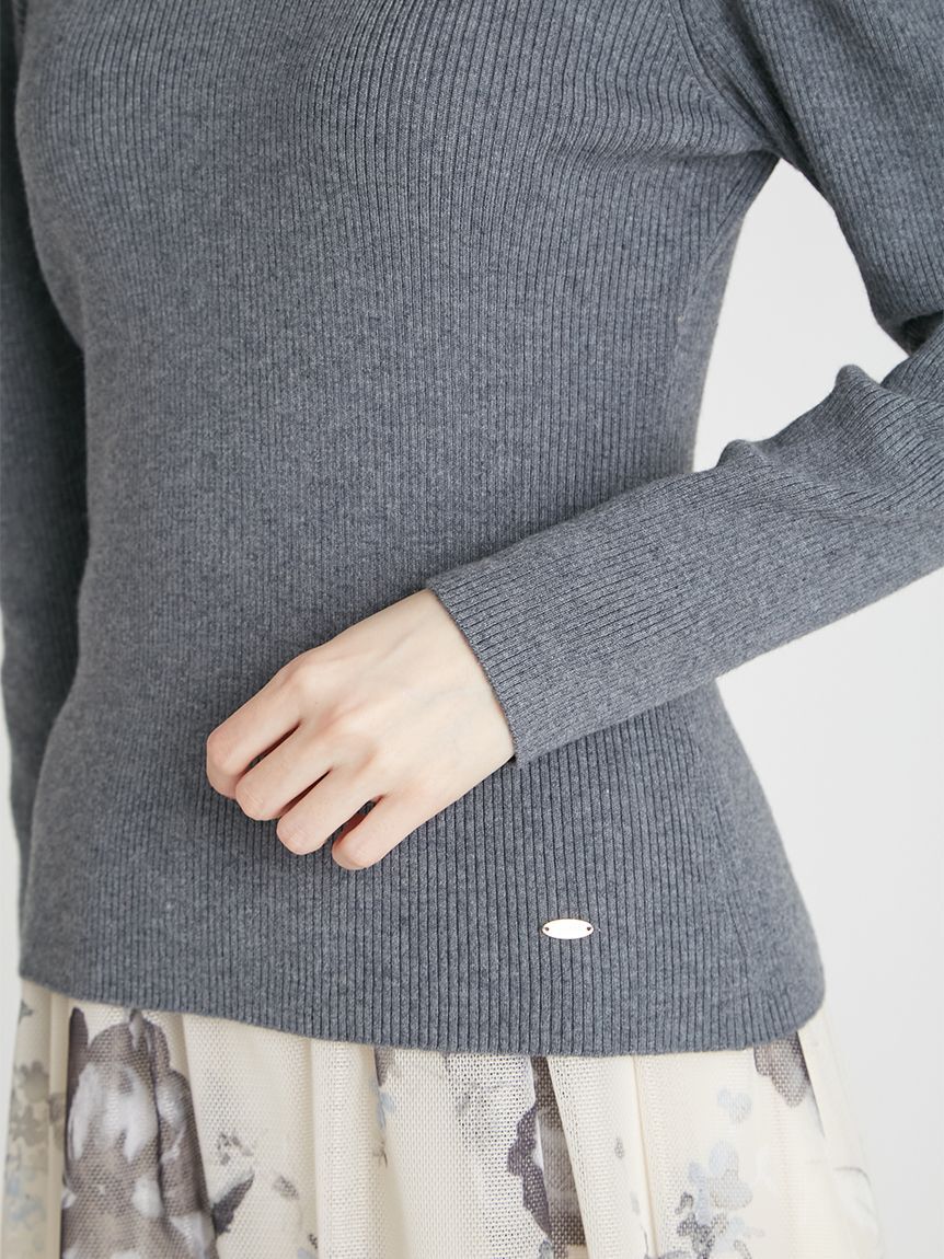 CELFORD「カシミア混襟付きニット」|ニット・セーター|