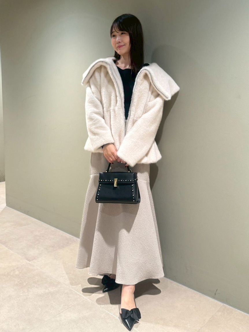 CELFORD「【ウォッシャブル】ショルダーリボンニットプルオーバー」|ニット・セーター|