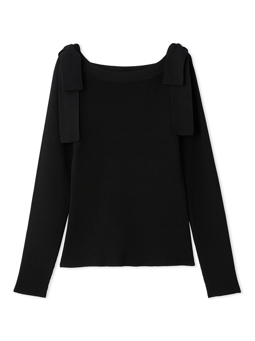 CELFORD「【ウォッシャブル】ショルダーリボンニットプルオーバー」|ニット・セーター|