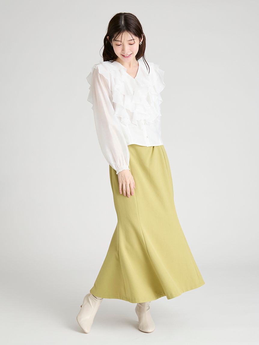 CELFORD「タックマーメイドスカート」|スカート|