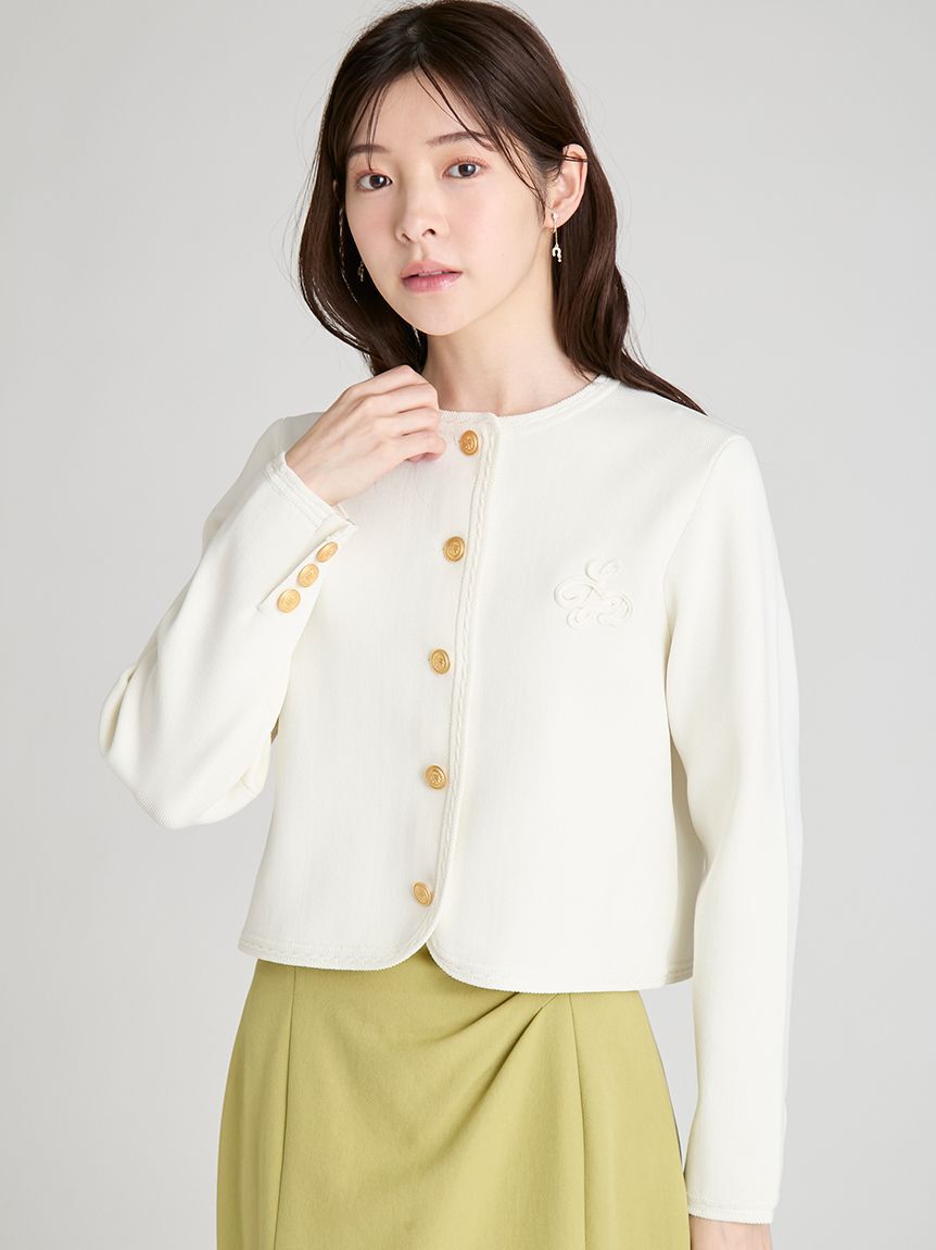 CELFORD「トリム総針カーディガン」|カーディガン|