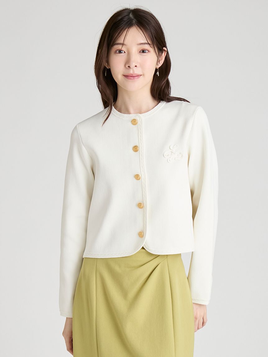 CELFORD「トリム総針カーディガン」|カーディガン|