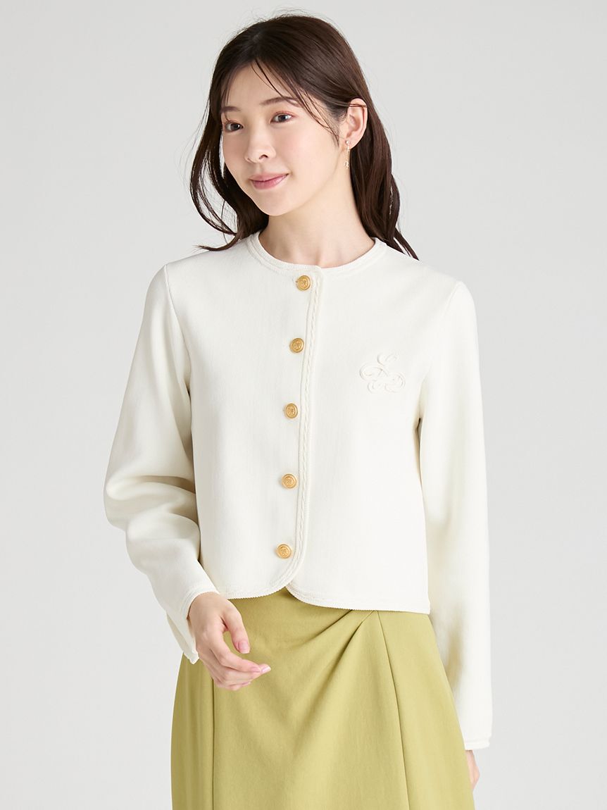 CELFORD「トリム総針カーディガン」|カーディガン|