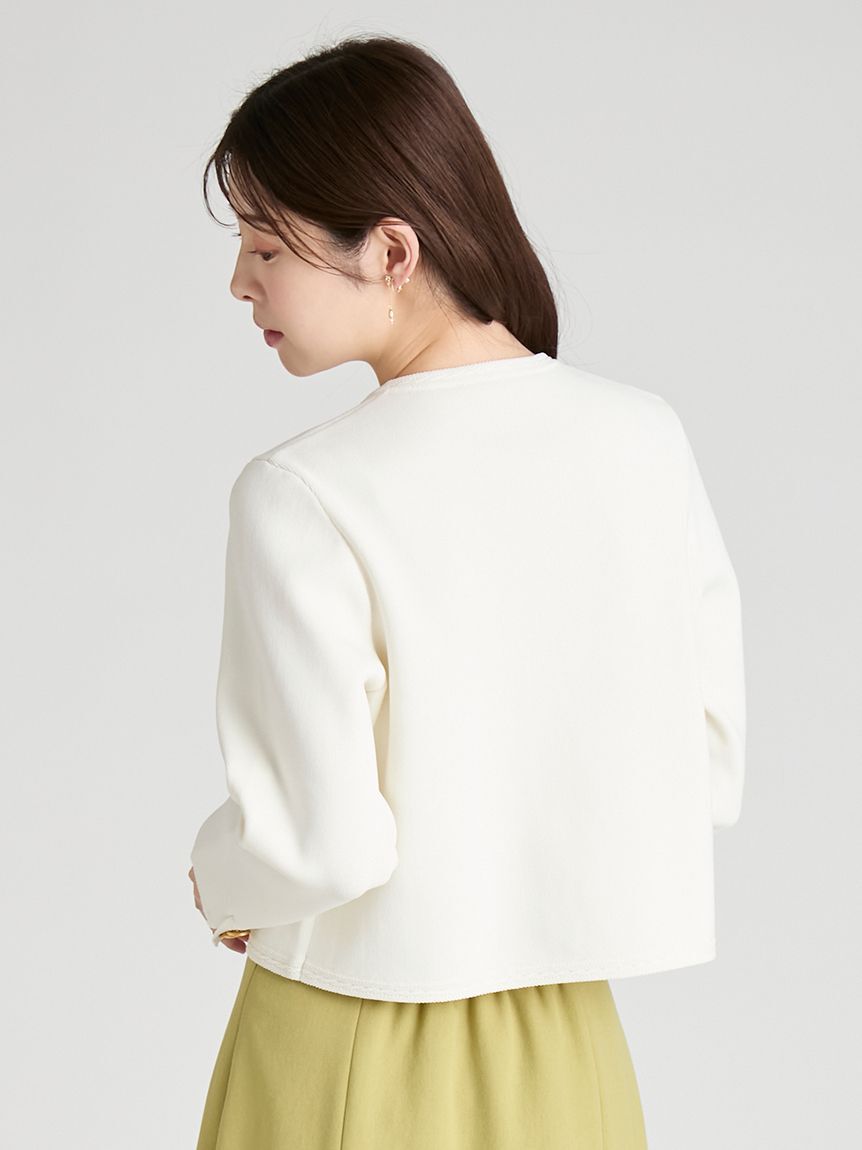 CELFORD「トリム総針カーディガン」|カーディガン|