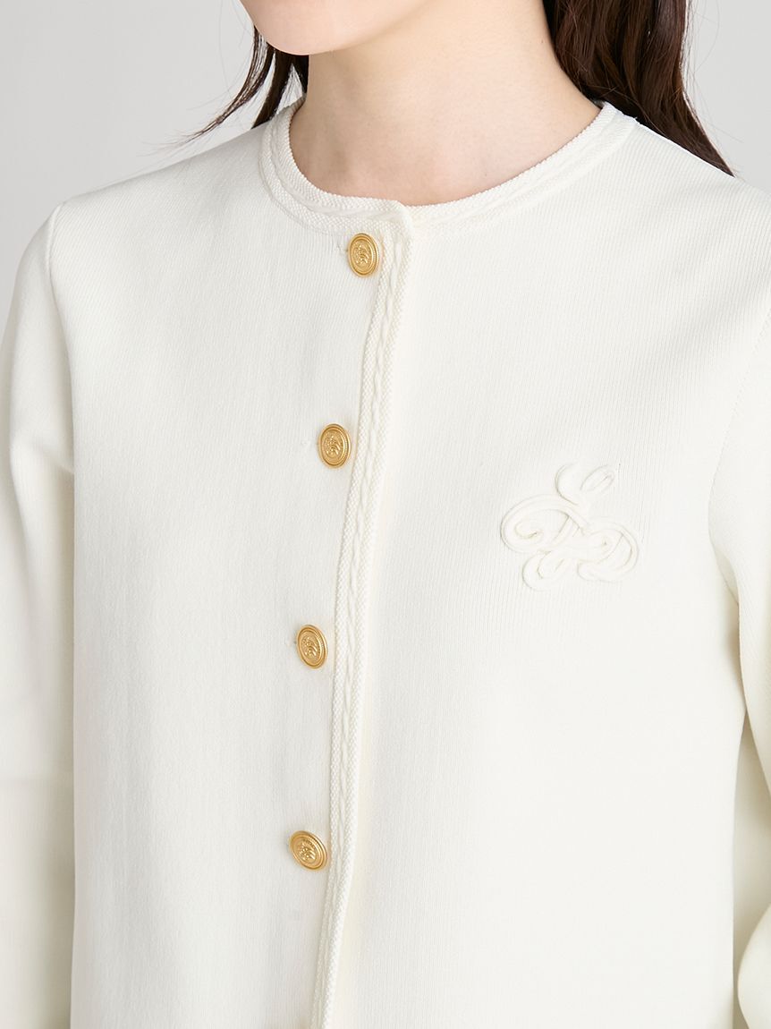 CELFORD「トリム総針カーディガン」|カーディガン|